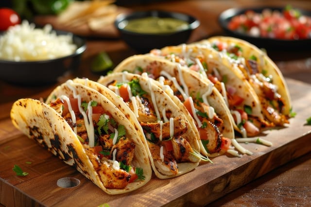 Grilled Chicken Street Tacos (3)